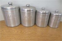 Vintage Aluminum Canister Set, Hostessware