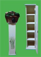 CD / DVD Handpainted STORAGE TOWER PEDESTAL STAND