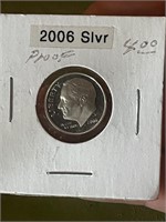 2006 Silver Roosevelt Proof Dime