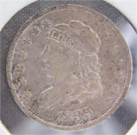 1835 Half Dime Large Date small 5 Cent.