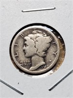 1917 Mercury Dime