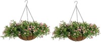 Metal Hanging Planters Set