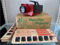 Vintage Disney Magna Slide Projector w 64 Slides