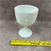 Milk Glass Compote