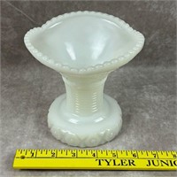 Vintage McKee Milk Glass Punch Bowl Base/Vase