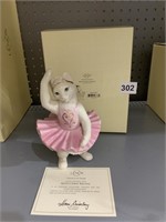 LENOX KITTY'S FIRST RECITAL FIGURINE NEW IN