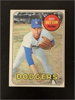 1969 Topps Don Sutton Los Angeles Dodgers Baseball