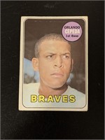 1969 Topps Orlando Cepeda Atlanta Braves Baseball