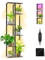 Bstrip Indoor Plant Stand with Grow Lights Full Sp