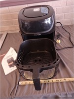 Air fryer with book