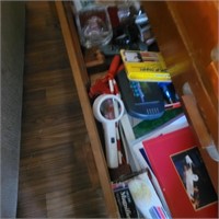 Contents of 3rd drawer- magnifier, etc