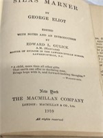 1910 SILAS Marner book by George Eliot
