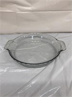 Anchor ware clear pie plate