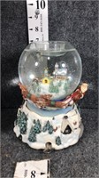 partylite snowglobe candle holder