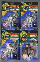 4pc NIP 1994 Godzilla King Of The Monsters Figures