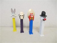 4 1980s-90s Pez Dispensers - Bugy Bunny,