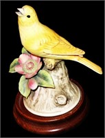 Andrea Sadek Yellow Canary on wood stand 6"
