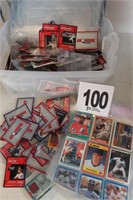 Collection of Ball Cards & Protective Covers in a