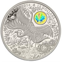 2014 $15 Maple of Longevity - Pure Silver Coin