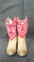 PAIR OF SMALL COWBOY BOOTS