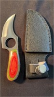New 6” Short Skinner Knife with Sheath