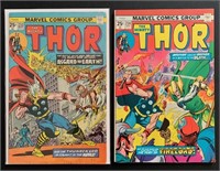 Thor Comic Lot 233 and 234