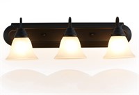 3-Light Bathroom Light Fixtures, 24" Bathroom Wall