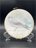 Bird hoop decor from local Goldsboro artisan