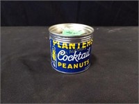 Planters Cocktail Peanuts Can w/ Coaster