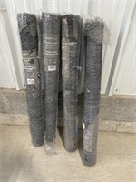 (4) Rolls Of Galvanized Chicken Wire