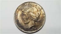 1923 Peace Dollar Uncirculated Toned