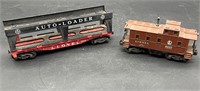 2 VTG "O" Ga. MODEL TRAIN CARS