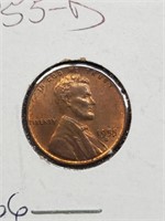 Uncirculated 1955-D Wheat Penny