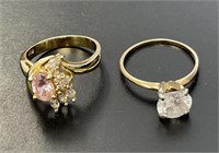 Two 14 KT Gold Rings