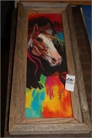 SIGNED HORSE PRINT