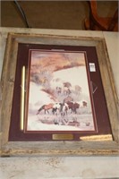JAMES FALLIER SIGNED PRINT