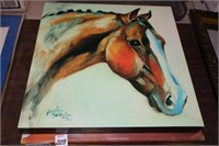 SIGNED HORSE PRINT