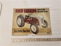 Ford Farming Sign 11.75x16"
