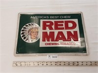 Redman Tobacco Sign 12x18"