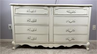 Bassett French Provincial White Dresser