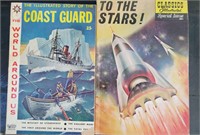 Coast Guard #12 1959 & To the Stars #165 1961