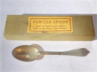 Hand Made Pewter Spoon