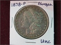1878 P MORGAN SILVER DOLLAR 90% UNC