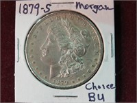 1879 S MORGAN SILVER DOLLAR 90% CHOICE BU