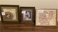 4 Framed prints. See pictures
