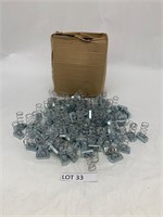 100 PCS Channel Nut with Spring 4121 3/8 - 16