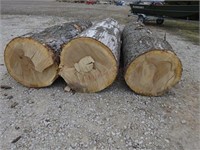 (3) Red Oak logs