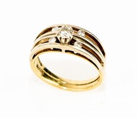 Jewelry 14K Gold & Diamond Wedding Band