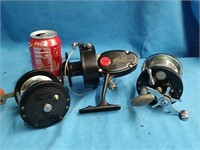 3 Fishing Reels  - Lawrence #270, Mitchell #302,