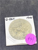 D Day Medal 1944 1.5 Wide